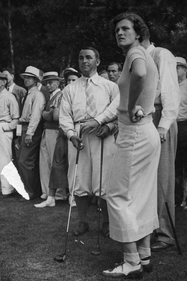 Babe Didrikson Zaharias At The La Open Golf Historical Society 